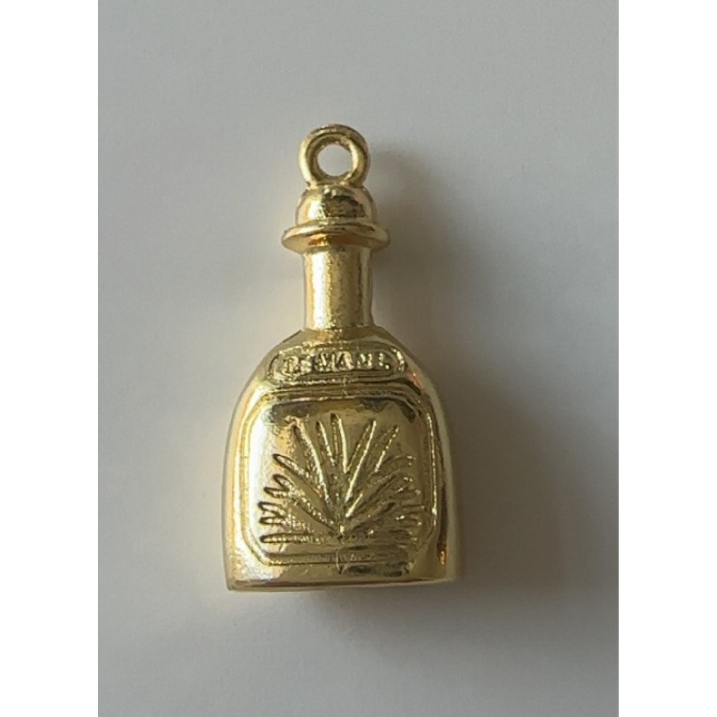 Gold Tequila Bottle Charm