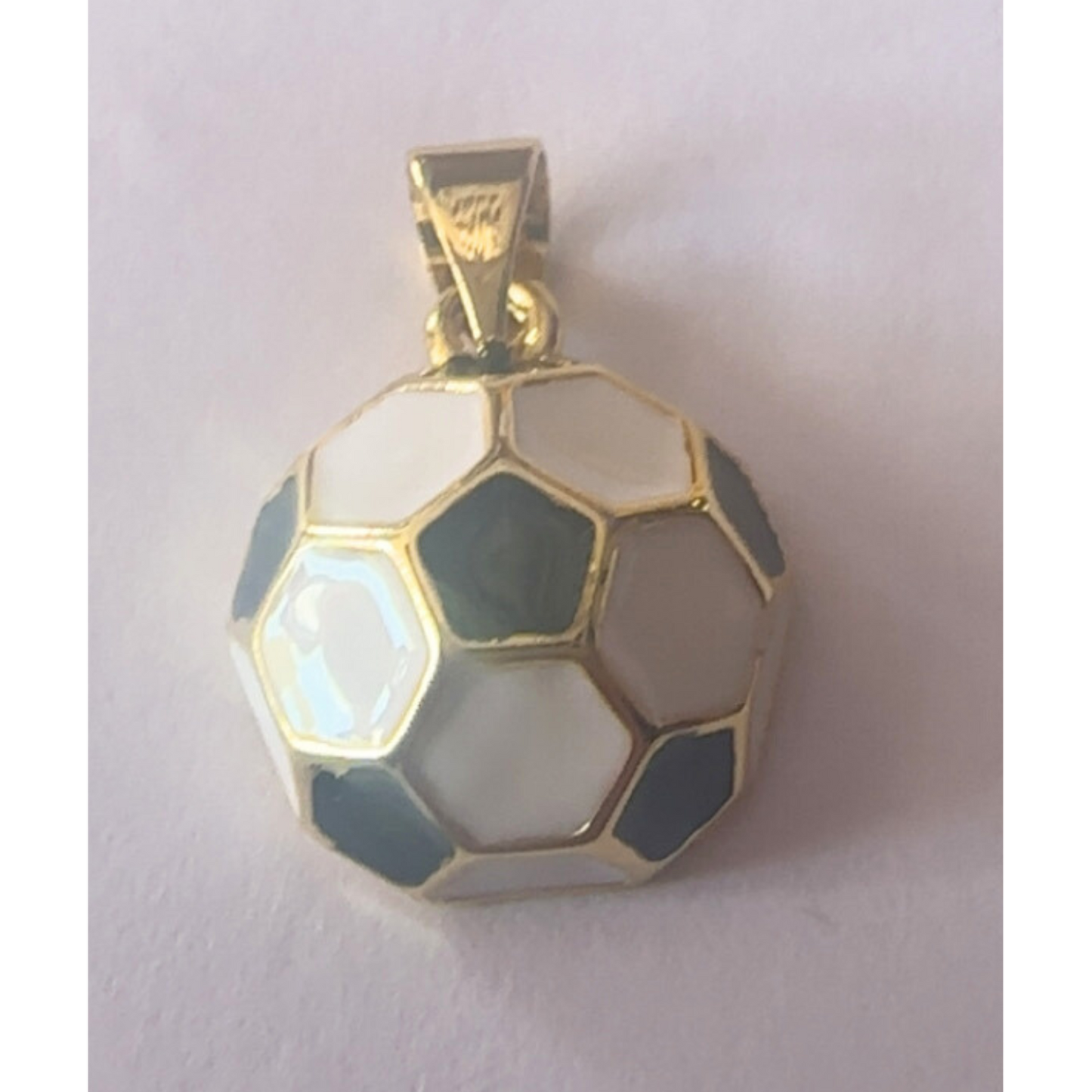 Gold Soccer Ball Charm