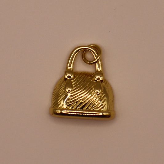Gold Purse Charm