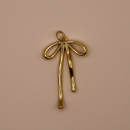 Gold Bow Charm