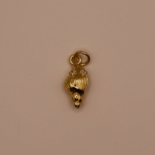 Gold Shell Charm