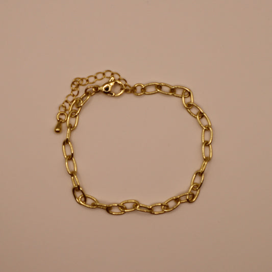Gold Oval Bracelet