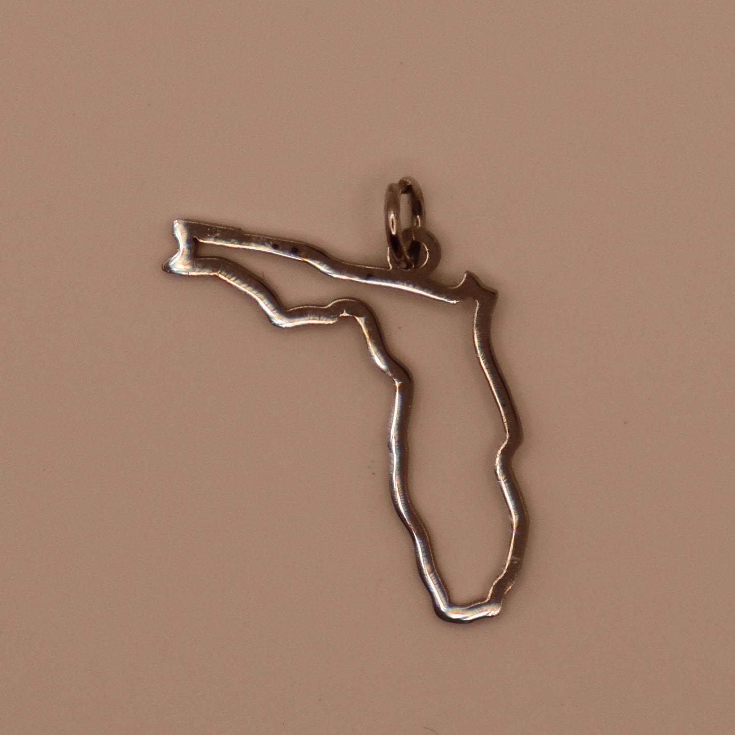 Silver Florida State Charm
