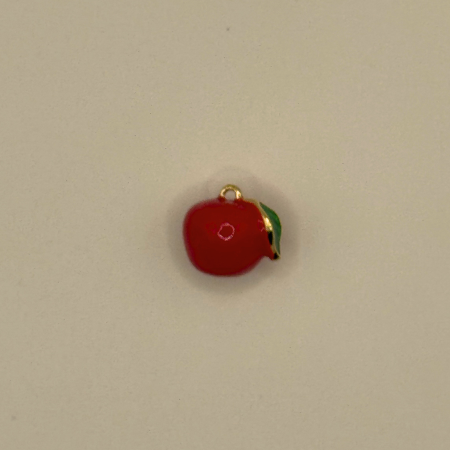 Gold Apple Charm
