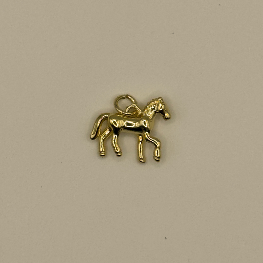 Gold Horse Charm