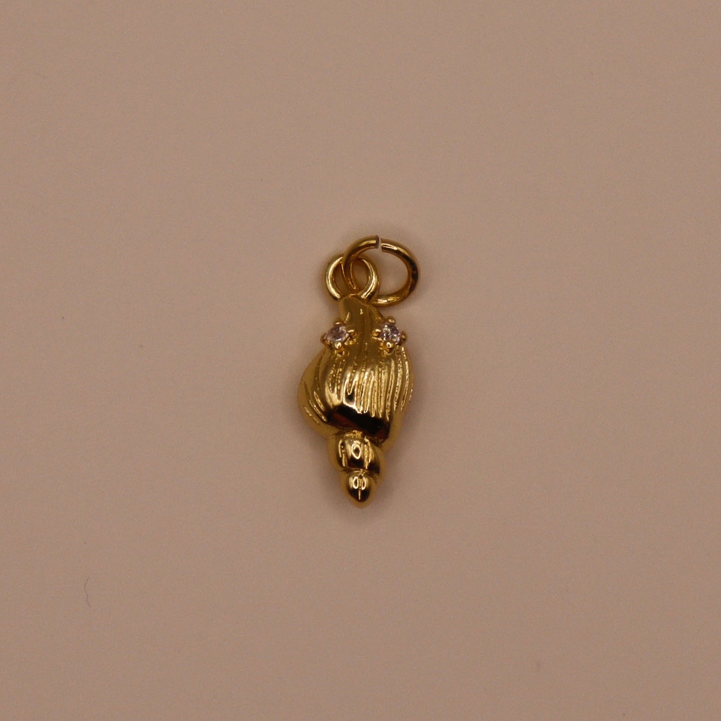 Gold Shell Charm
