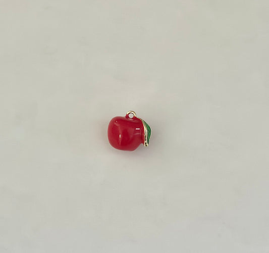 Gold Big Apple Charm