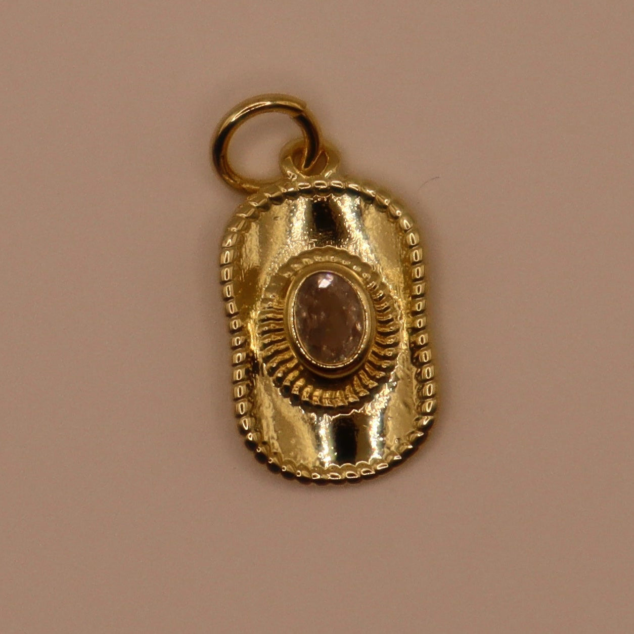 gold rhinestone cowgirl hat charm